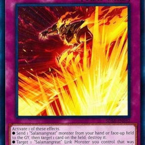 Salamangreat Rage Trap Card SDSB-EN032