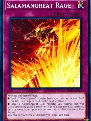 Salamangreat Rage Trap Card SDSB-EN032