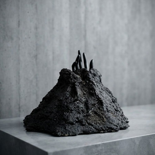 Premium Brutalist Sculpture "The Emergence" Wabi Sabi Art Piece handmade