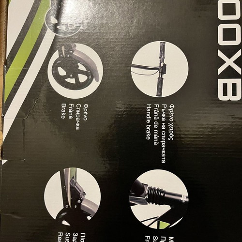 Scooter 200XB new with front and rear suspension and hand brake