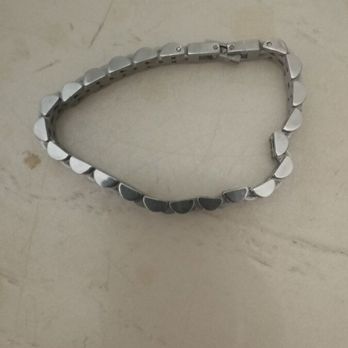 Silver hand accessory chain bracelet