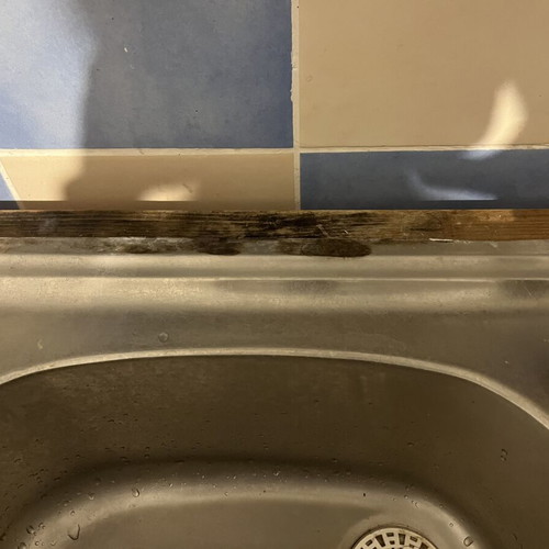 Stainless steel double kitchen sink 1.20x0.50 with faucet and drainage parts