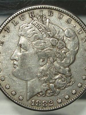 Ασημένιο Αμερικανικό Δολάριο Morgan Dollar 1882 μεταχειρισμένο