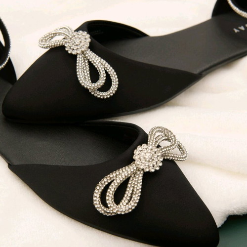 Sinsay Ballet Flats New Black Size 37