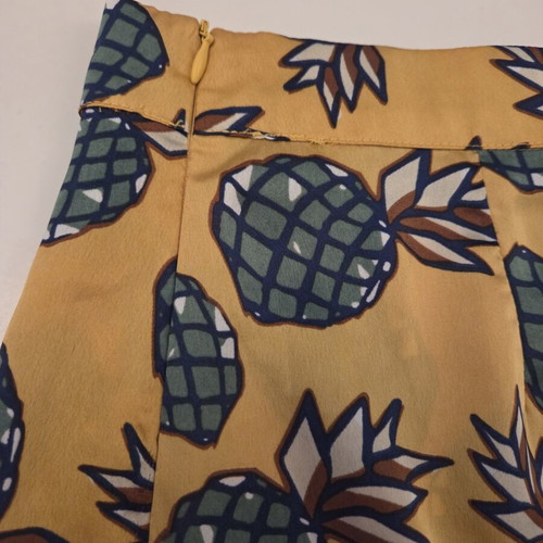 Glamorous Summer Co-Ord Set with Tropical Pineapple Print