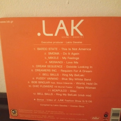.LAK Sound + Show 01 CD like new, electronic