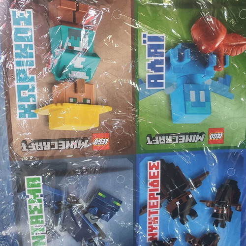 Minecraft magazine issue 1 new, sealed with Lego figures
