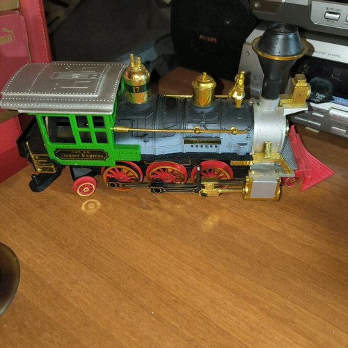 RC New Bright The Great American Express Railroad Train Set with Remote like new