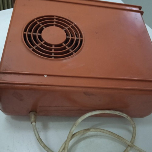 Italian fan heater used, dimensions 28x22x12 cm for bathroom or small room