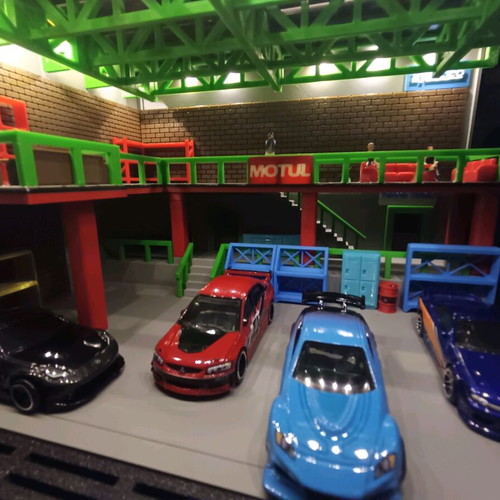Diorama Han Garage Tokyo Drift like new
