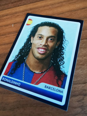Ronaldinho Panini UEFA Champions League 2006-2007 αυτοκόλλητο Barcelona