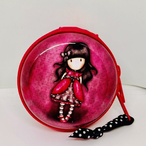 Santoro Gorjuss Ladybird round collectible wallet like new