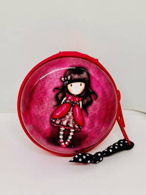 Santoro Gorjuss Ladybird round collectible wallet like new