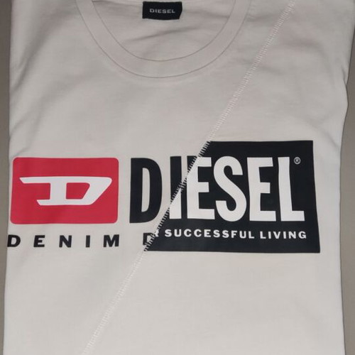 Diesel men's t-shirt XXL, white