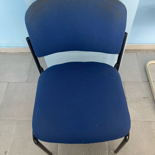 Office chair used, backrest needs cleaning
