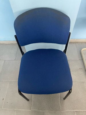 Office chair used, backrest needs cleaning