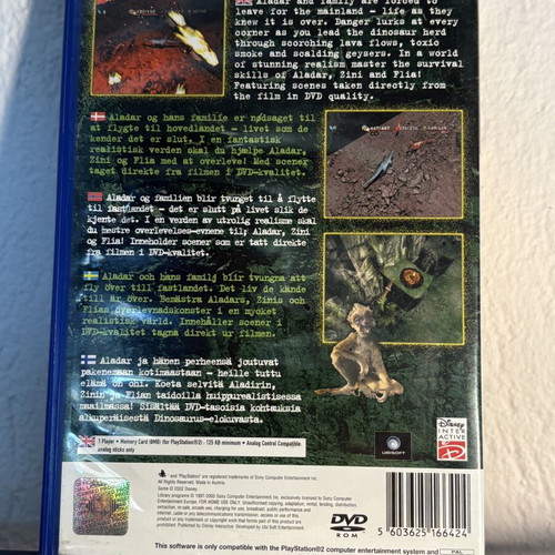 Dinosaur Disney PlayStation 2 game like new
