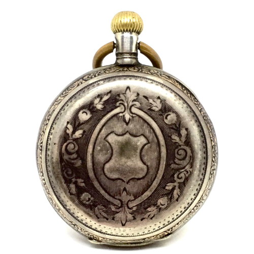 Longines pocket watch silver 1900 collectible