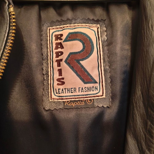 Leather women's jacket like new, size L, black