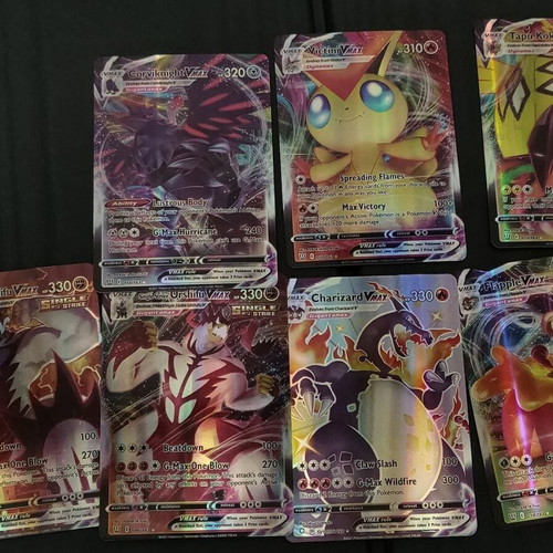 Pokemon Flash V and V-Max card collection, set of 60
