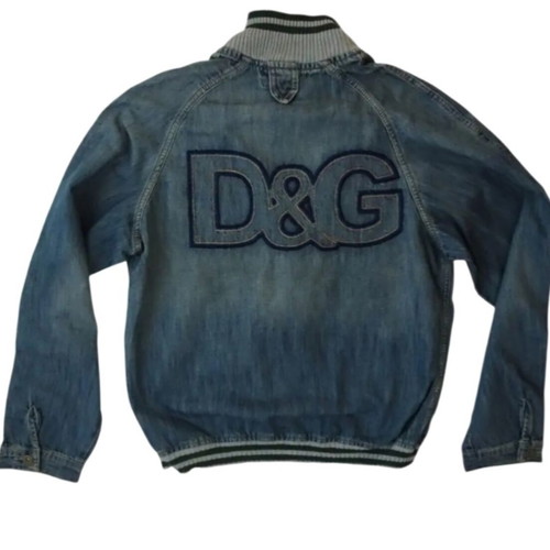 Dolce & Gabbana denim vintage bomber jacket XL like new