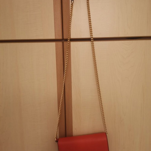 Ralph Lauren crossbody bag, orange leather, new with tag