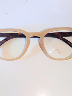Glasses for Presbyopia +2.00 Unisex Beige Brown Tortoise Like New