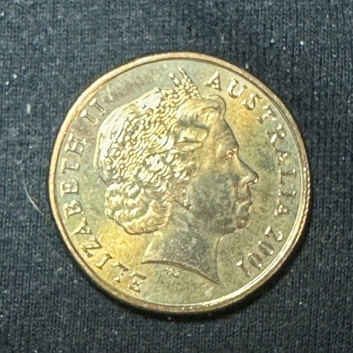 1 Australian Dollar 2001 used