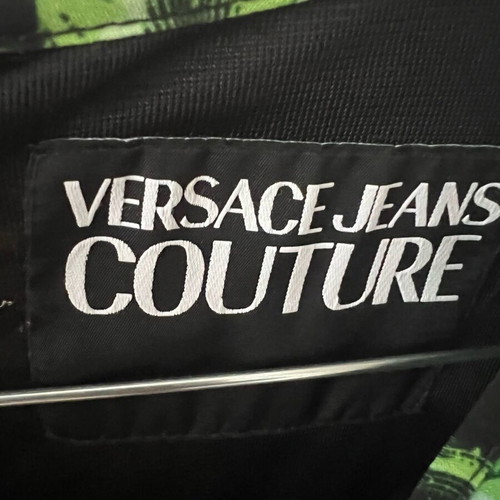 Versace Jeans Couture Shift dress new, black with print, size M