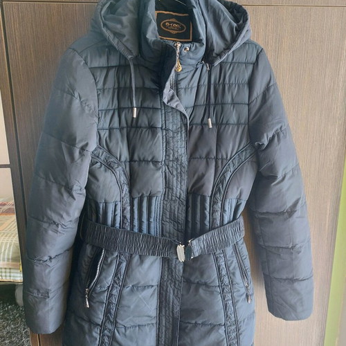 Women's jacket with hood new, blue