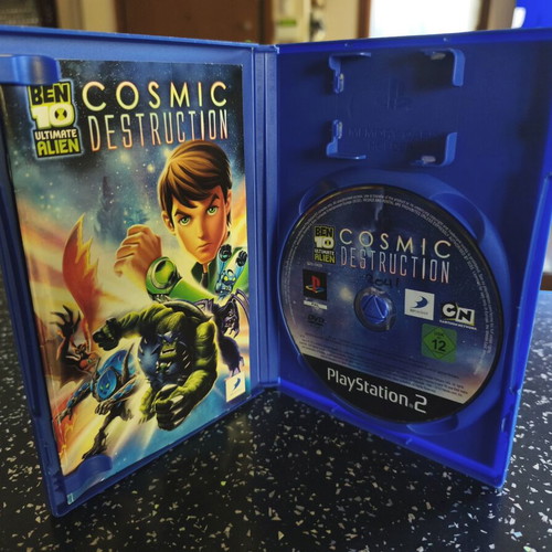 PlayStation 2 game Ben 10 Cosmic Destruction used with manual