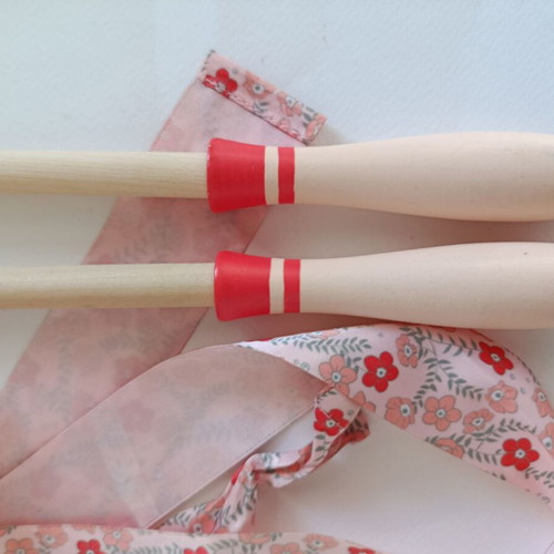 Rhythmic Gymnastics Ribbons pink like new