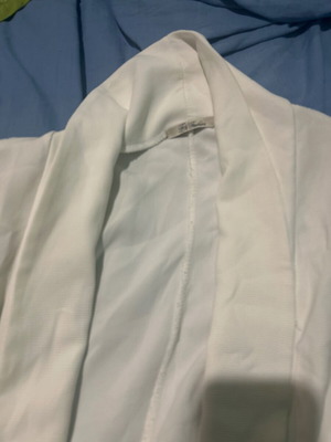 White jacket used, size S/36/8, lightweight