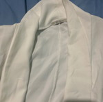 White jacket used, size S/36/8, lightweight