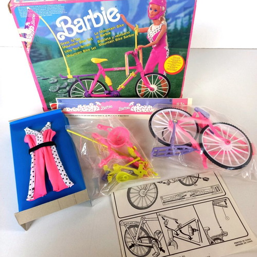 Barbie Dress & Go Mountain Bike Set 1991 new, Mattel