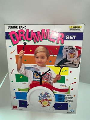 Junior Band Drummer Set Kamco καινούργιο, πλήρες πακέτο με πεντάλ