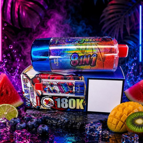 Crystal Vape 180000 Puffs Premium Edition 8-in-1 Flavors