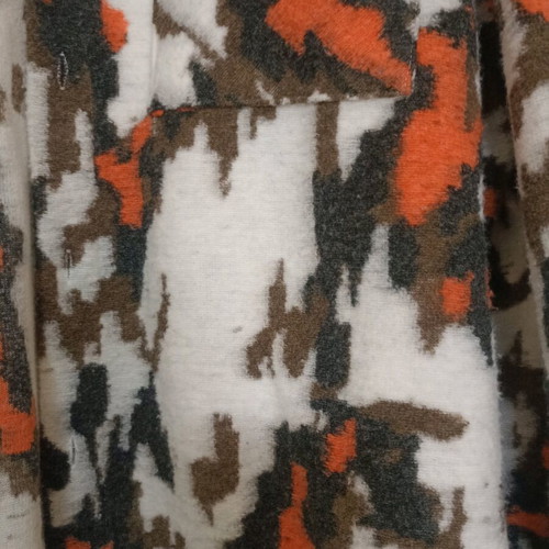 Multicolored shirt jacket like new camouflage style