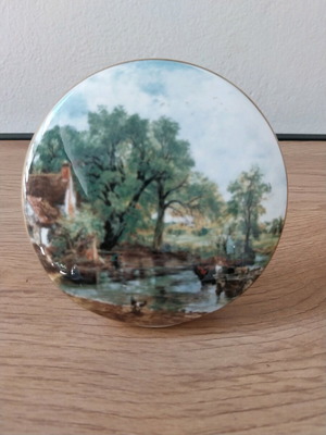 Διακοσμητικό κάδρο πορσελάνη Fine Bone China Staffordshire England σαν καινούργιο