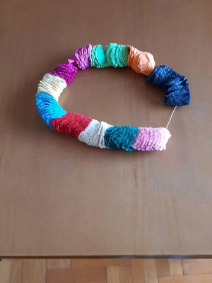 Hawaiian necklace used for carnival