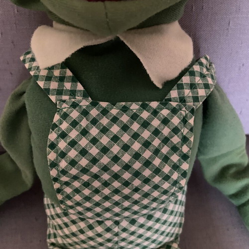 Vintage Kermit the Frog plush toy from early 80s