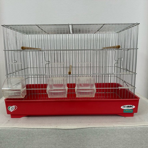 IMAC bird cage set 2 pcs like new, complete with accessories