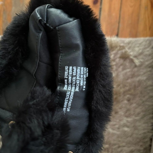 Winter boots with lining size 36.5 black like new