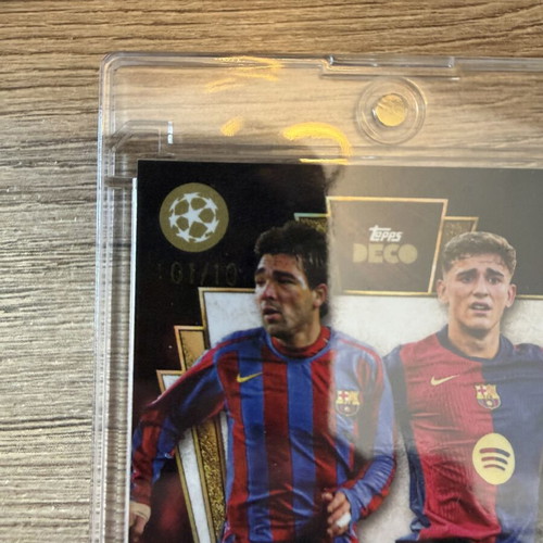 Topps UCC Then and Now Deco Gavi Barcelona card like new 1/10