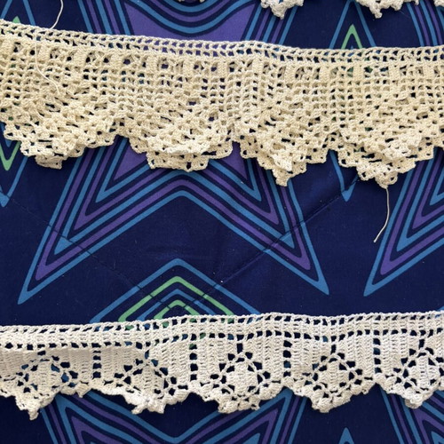 Handmade crochet lace trims