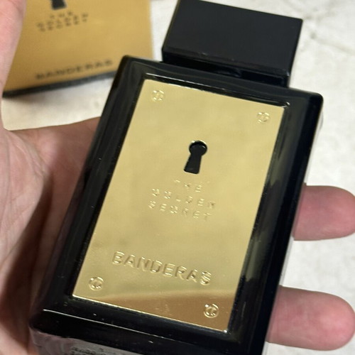 Antonio Banderas The Golden Secret Eau de Toilette 100ml empty bottle used with box