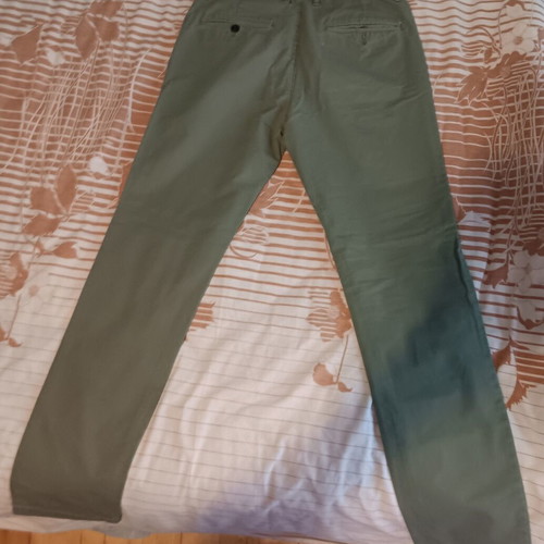 H&M l.o.g.g. cotton pants, green, size medium/small