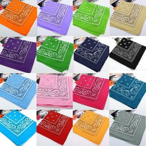 Bandana hip-hop new, 16 colors, standard size