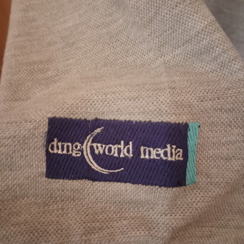 Men's Polo Shirt gray XL like new The Hotel Show Dubai 2008