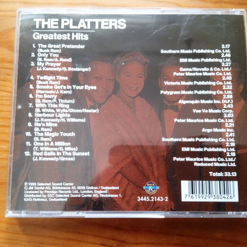 The Platters Greatest Hits CD used, pop